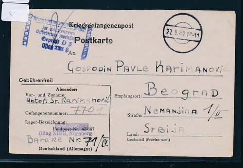 K2899 kriegsgefangenenpost - k2899),