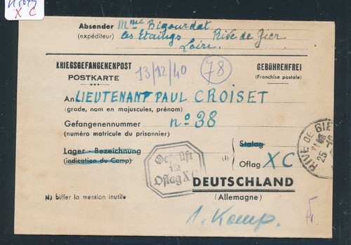 K3049 kriegsgefangenenpost - k3049),