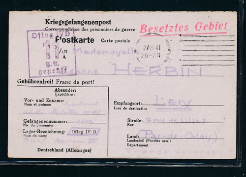 K4141 kriegsgefangenenpost - k4141),