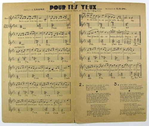 Oflag partitur la petite - d,
