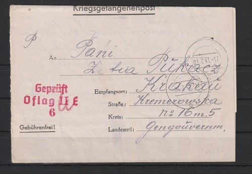 Kriegsgefangenenbrief zensur - kriegsgefangenenbrief,