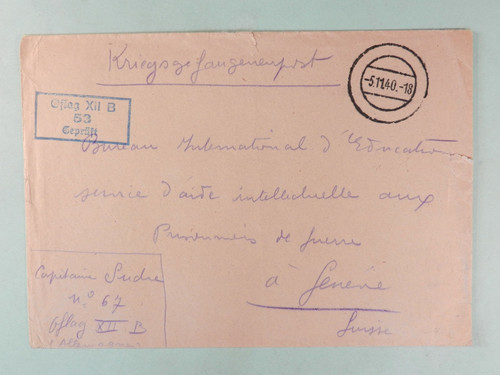 Reich kriegsgefangenbrief - reich,